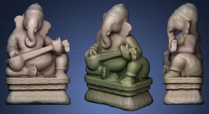 3D model Ganesh Wood Keru (STL)